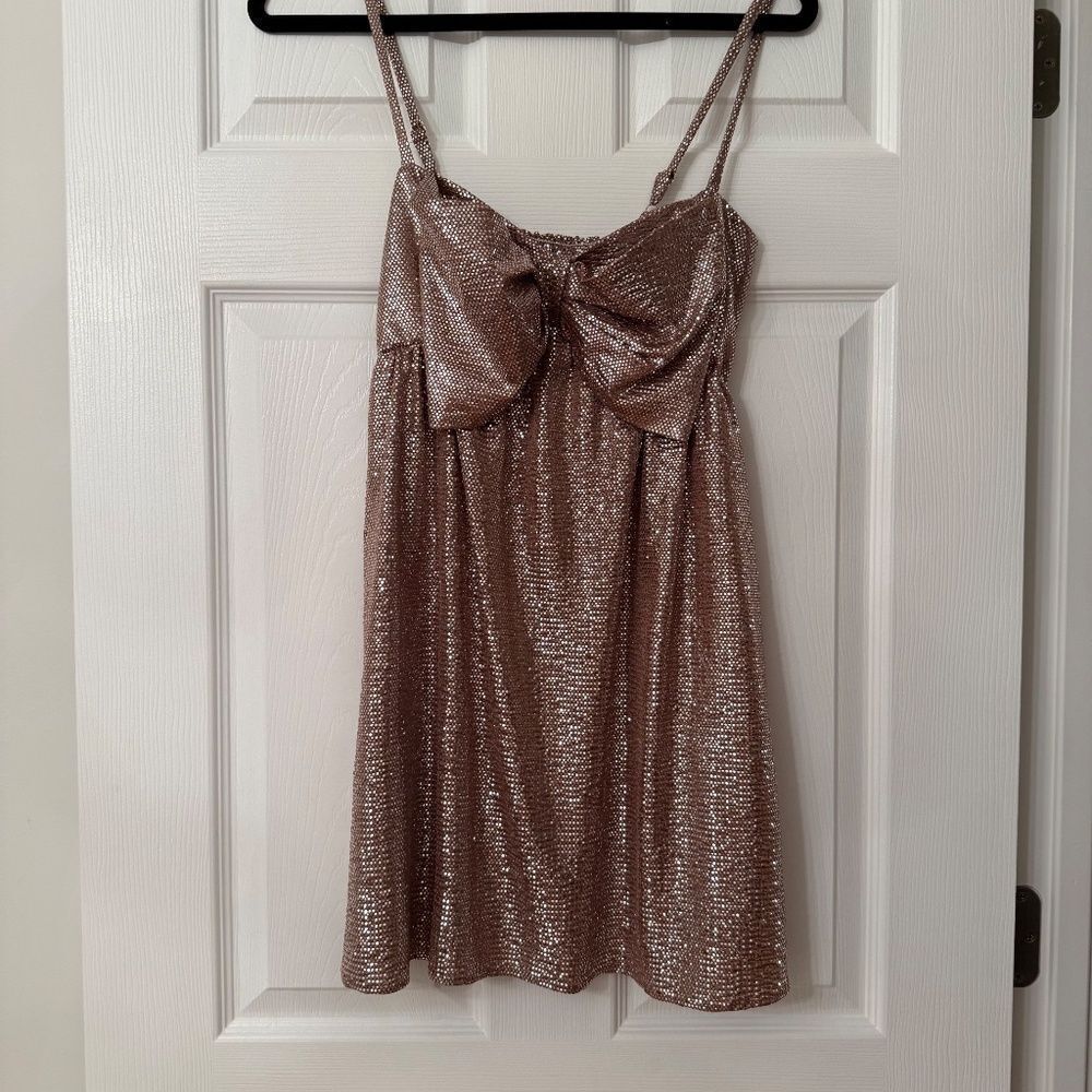 Show Me Your Mumu Silver Confetti Best Bow Dress - Picture 3 of 6
